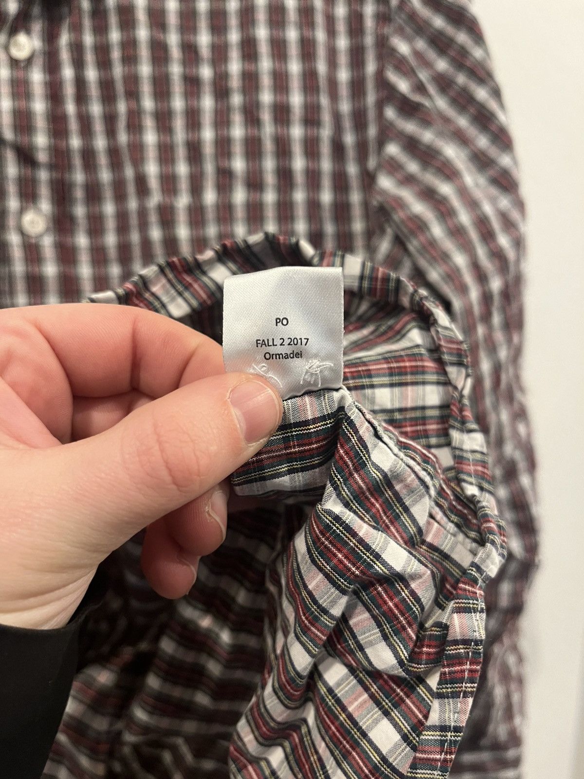 UNTUCKit Untuckit Men's Red Plaid Long Sleeve Cotton Button Down Size US XL / EU 56 / 4 - 5 Thumbnail