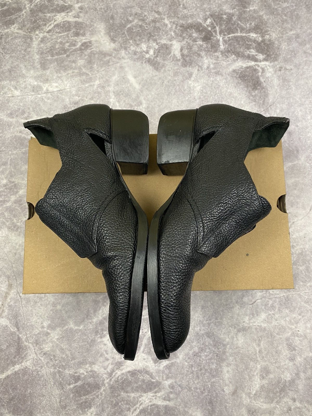 Alexander Wang Alexander Wang Zoe Black Leather Avant-garde Shoes Size: 41 Size US 11 / IT 41 - 7 Thumbnail