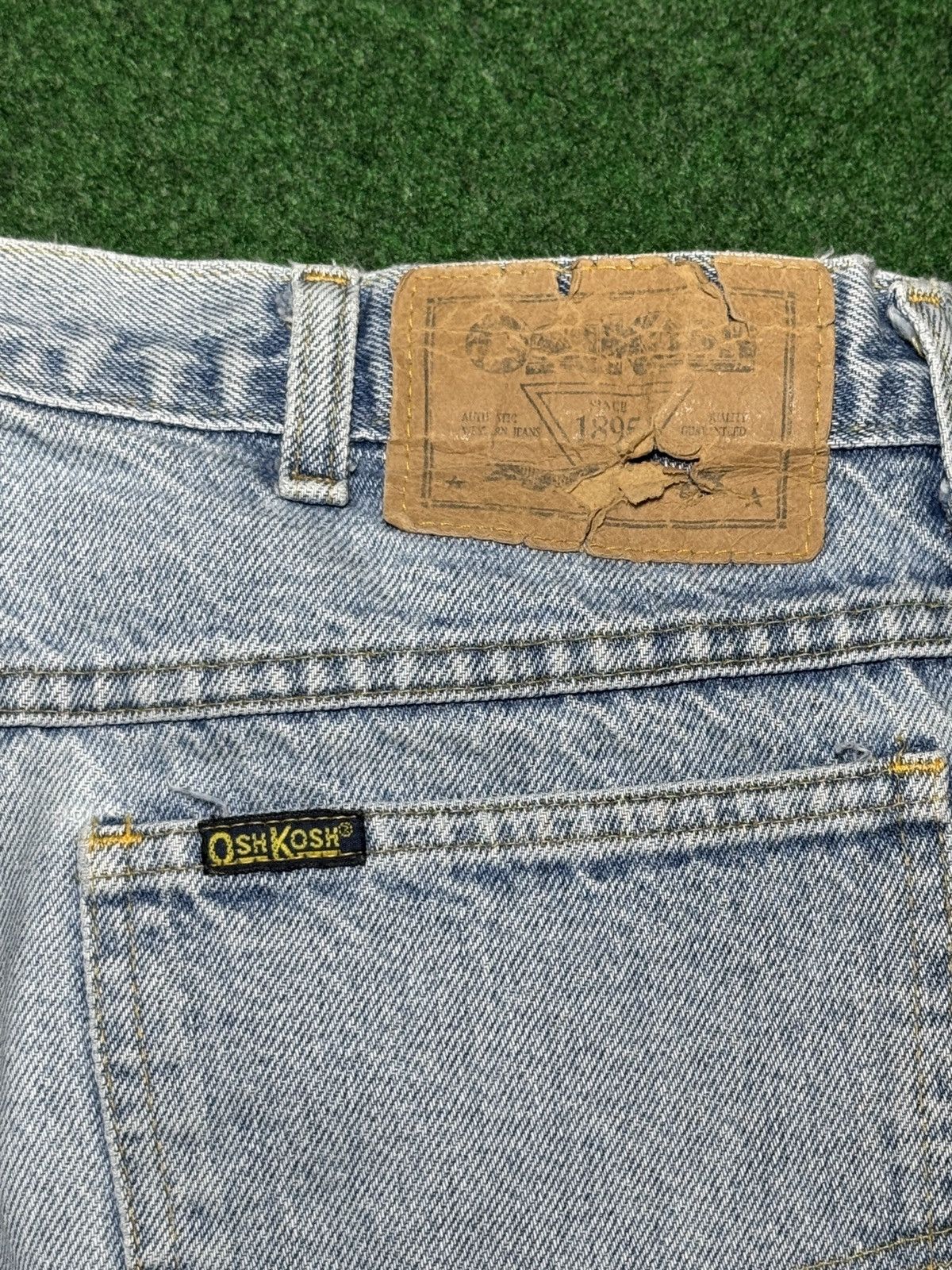 Oshkosh Vintage OshKosh Light Wash 34x28 Talon Straight Denim Jeans Size US 34 / EU 50 - 4 Thumbnail