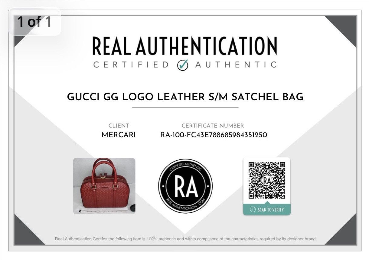 Gucci GUCCI GG LOGO LEATHER S/M SATCHEL BAG Size ONE SIZE - 8 Thumbnail