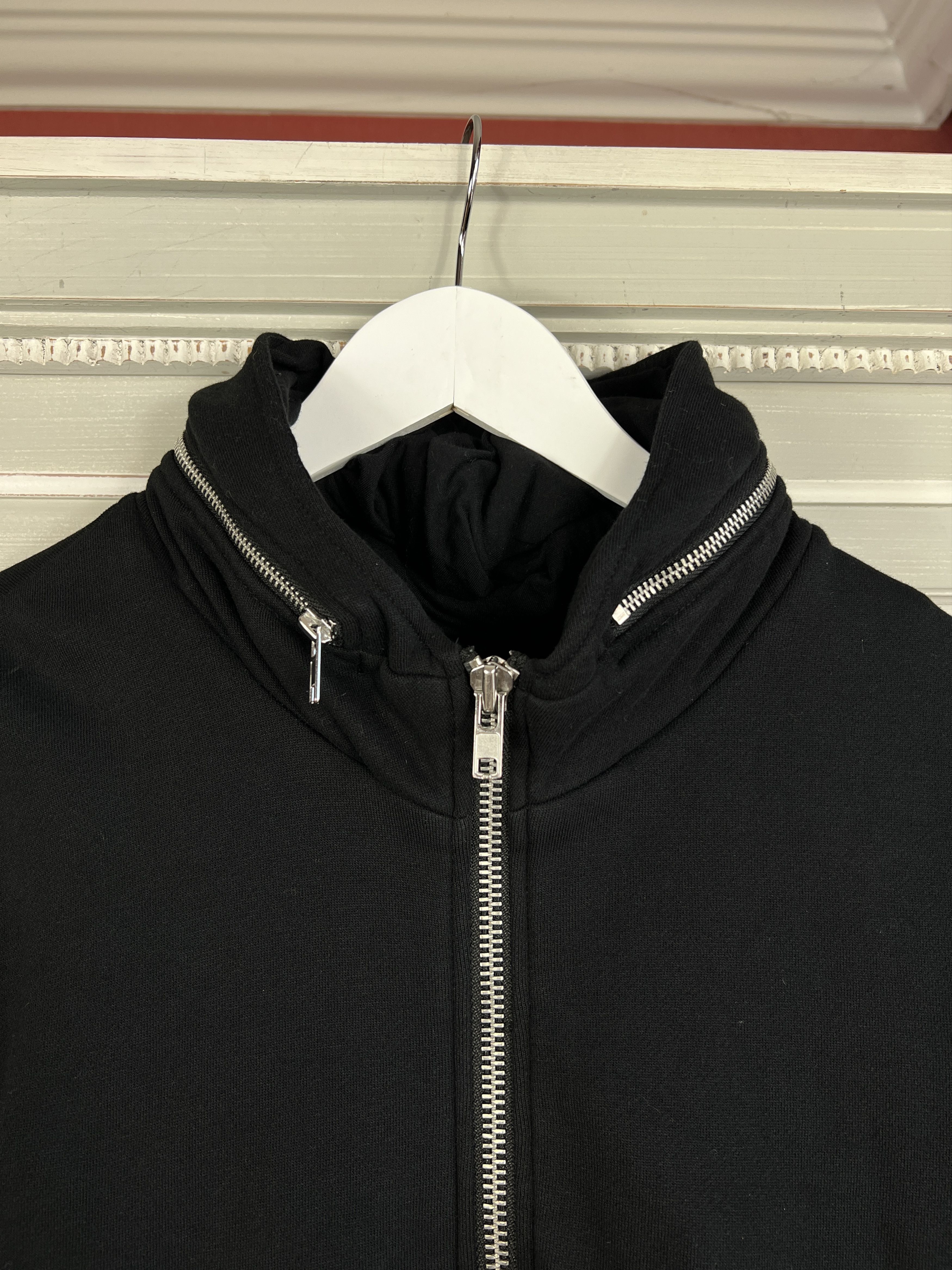 Diesel DIESEL BLACK ZIP HOODIE RICK OWENS STYLE Size US M / EU 48-50 / 2 - 7 Thumbnail