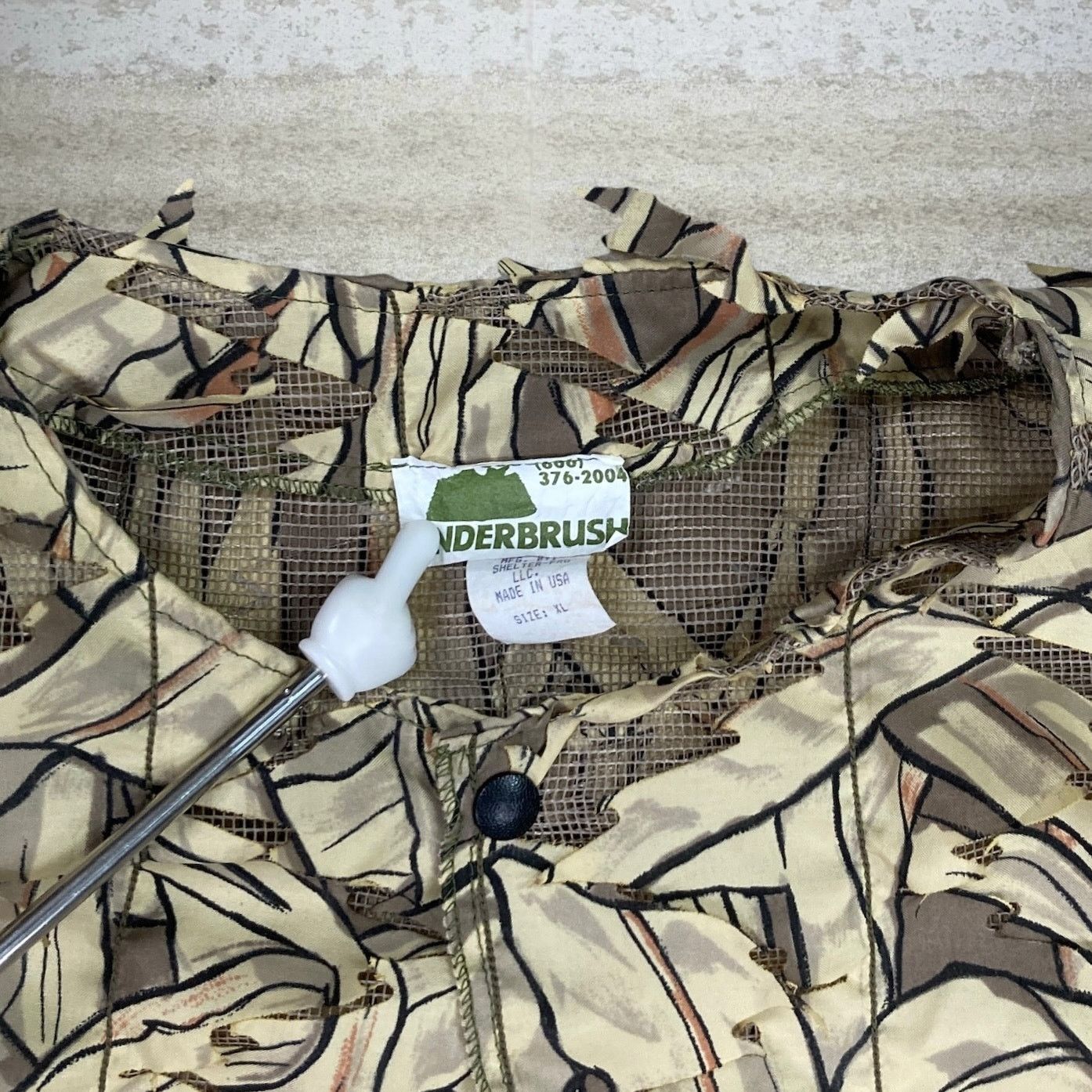 Vintage Vintage 90s Camo Light Jacket Mens XL Made USA Button Up Size US XL / EU 56 / 4 - 3 Thumbnail