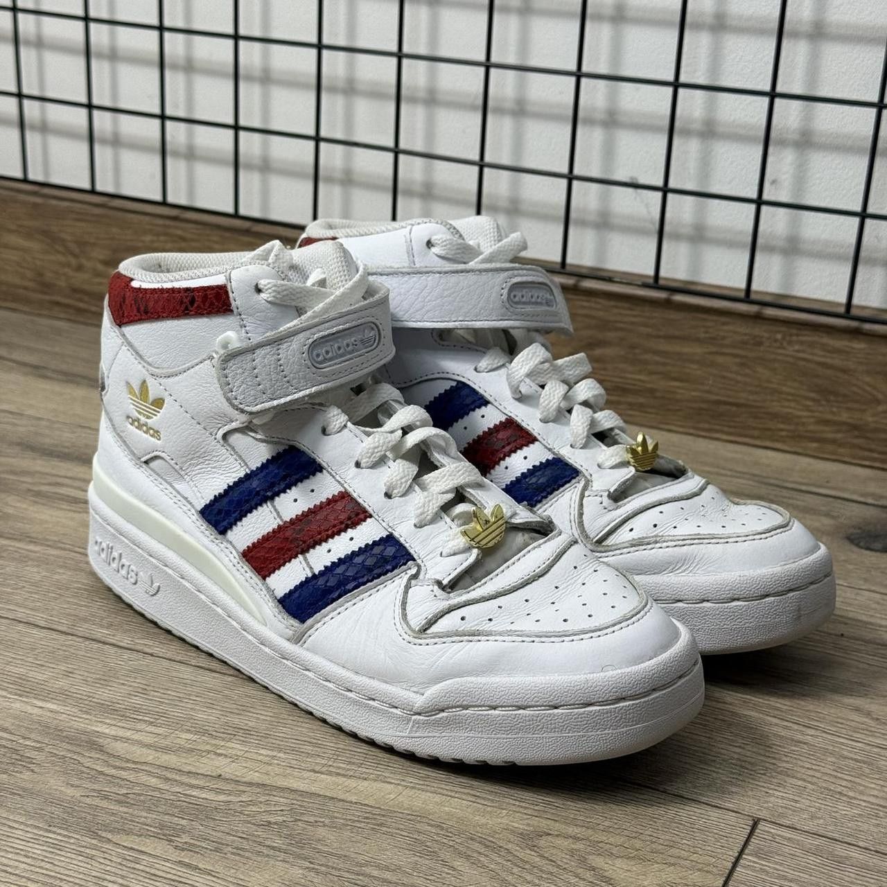 Adidas Adidas Campus High Top Sneakers White Size US 7.5 / EU 40-41 - 2 Thumbnail