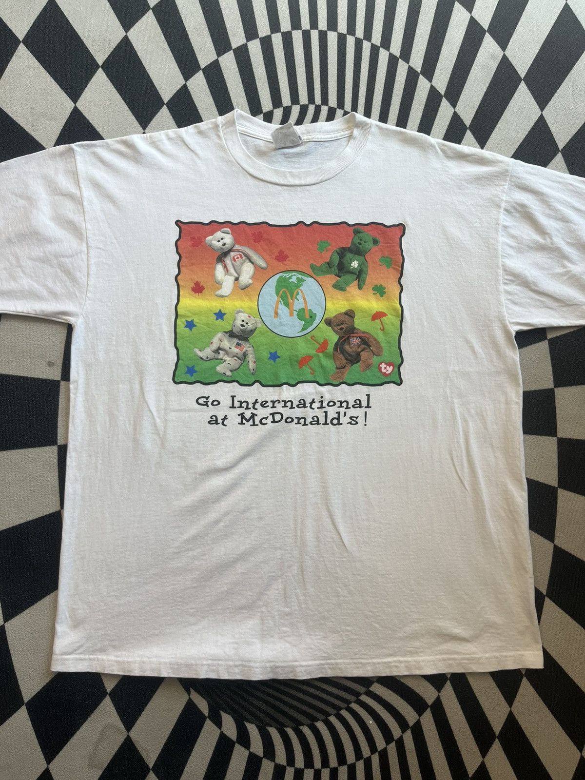 Arts & Science Vintage Mc Donald’s Bear’s Go International 90’s Tshirt Size US XL / EU 56 / 4 - 3 Thumbnail