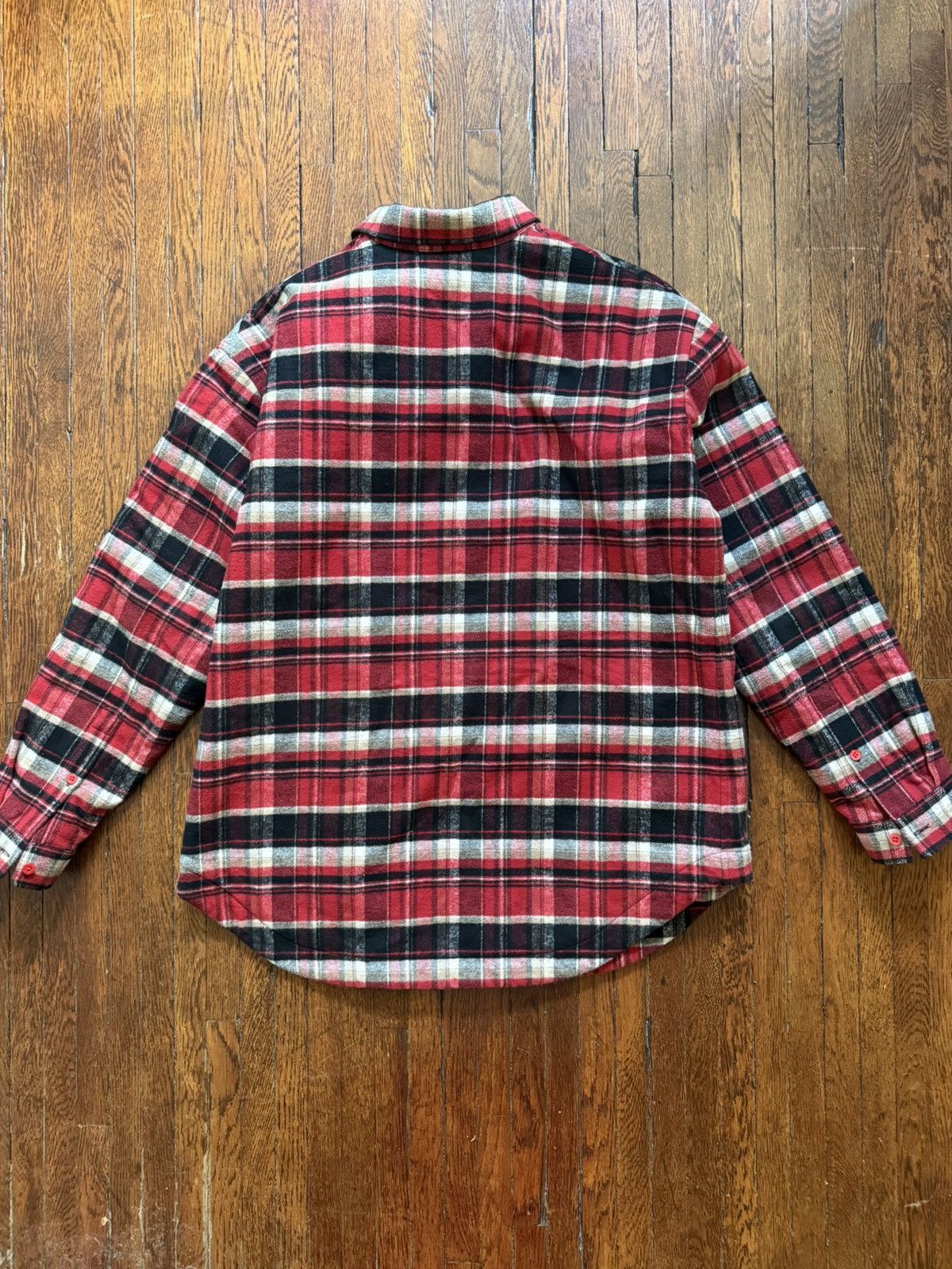 Balenciaga BALENCIAGA PADDED LINED FLANNEL JACKET Size US XL / EU 56 / 4 - 5 Thumbnail