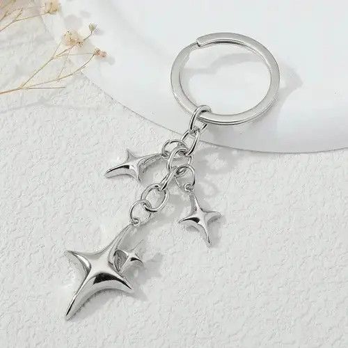 VIBE 4 Point Star Keychain Size ONE SIZE - 1 Thumbnail