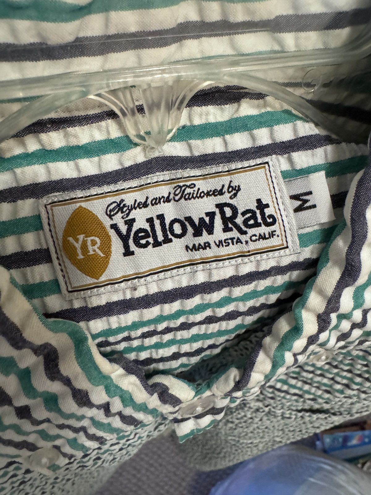 Yellow Rat Yellow Rat Vintage Short Sleeve Button Up sz medium Size US M / EU 48-50 / 2 - 3 Thumbnail