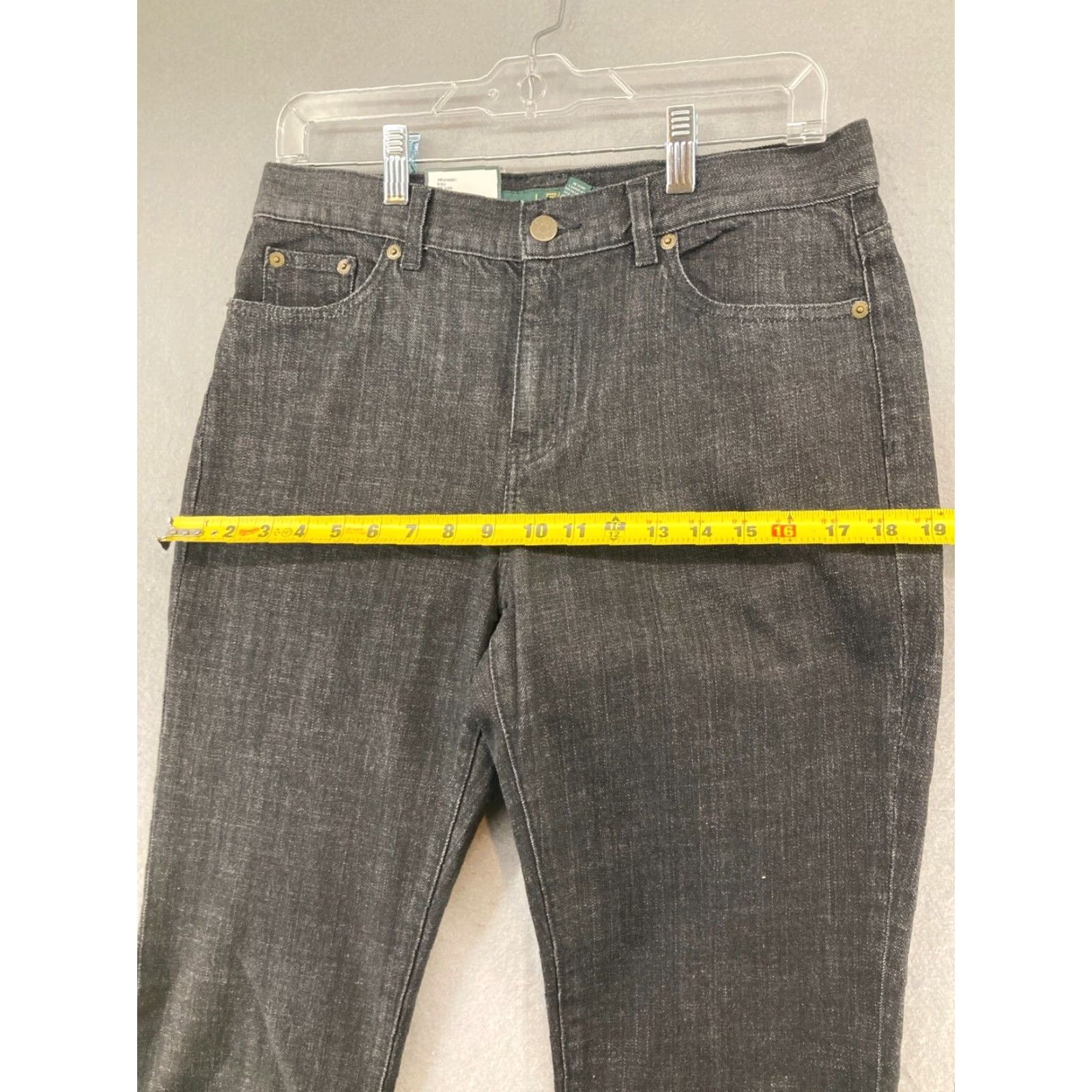 Ralph Lauren Lauren Ralph Lauren Jeans Womens 6 Black NWT Classic Straight Stretch Size 28" / US 6 / IT 42 - 3 Thumbnail