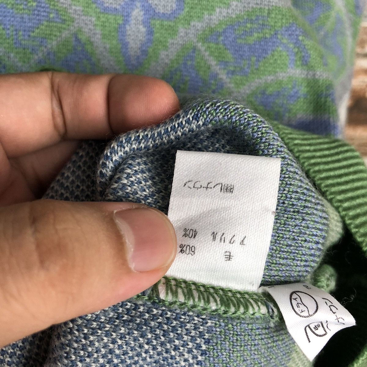 Homespun Knitwear × Japanese Brand × Palmer Trading Company Arnold Palmer vintage japan art Green Knitwear #A1254 Size L / US 10 / IT 46 - 12 Thumbnail