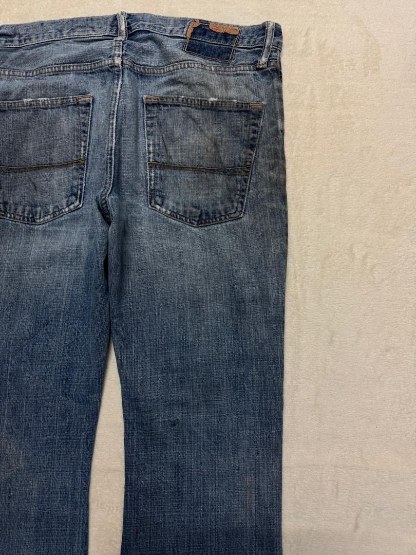 Levi's 💥INSANE💥CRAZY THRASHED ABRECROMBIE FLARED BELL BOTTOM JEANS Size US 35 - 21 Thumbnail