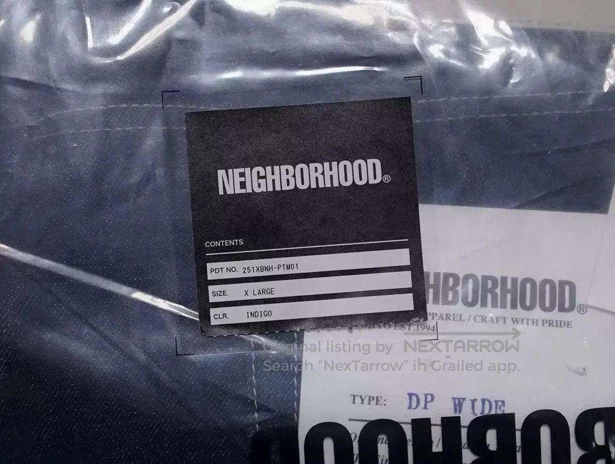 Neighborhood neighborhood rigid denim dp wide pants. Size US 34 / EU 50 - 8 Thumbnail