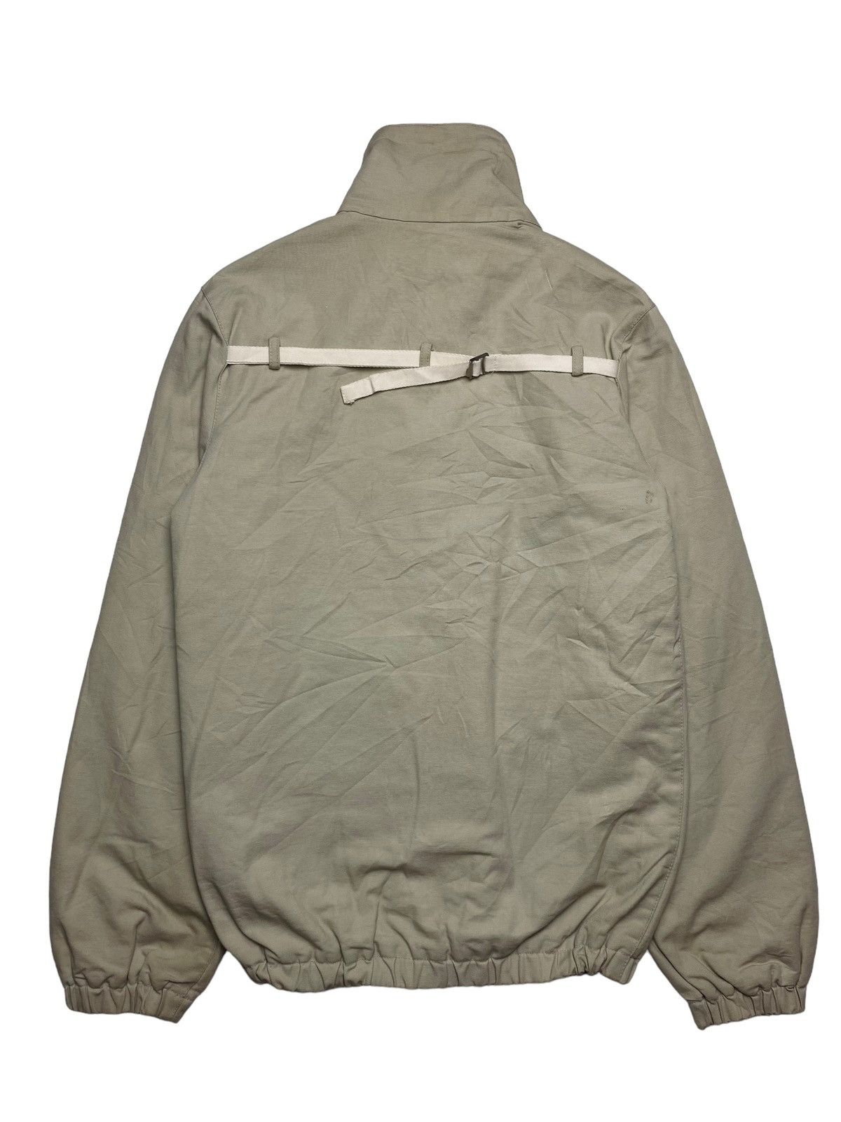 image of Alexander Mcqueen 1990S Back Bondage Jacket in Tan/Beige, Men's (Size Medium)