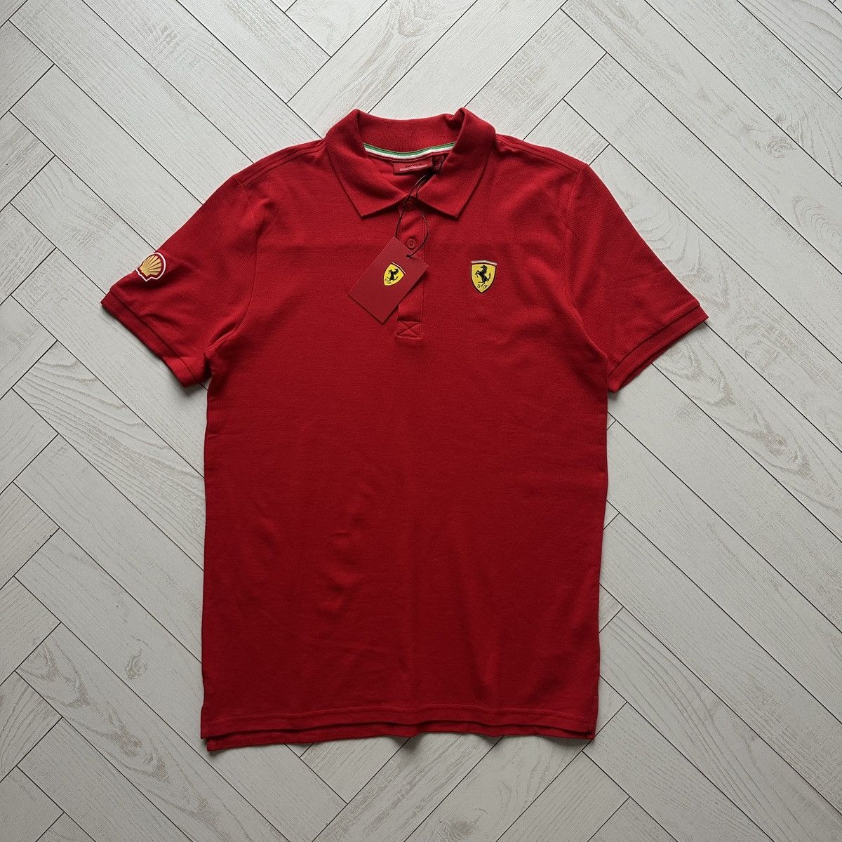 Ferrari Scuderia Ferrari racing formula 1 Polo New y2k hype Italy Size US M / EU 48-50 / 2 - 1 Thumbnail
