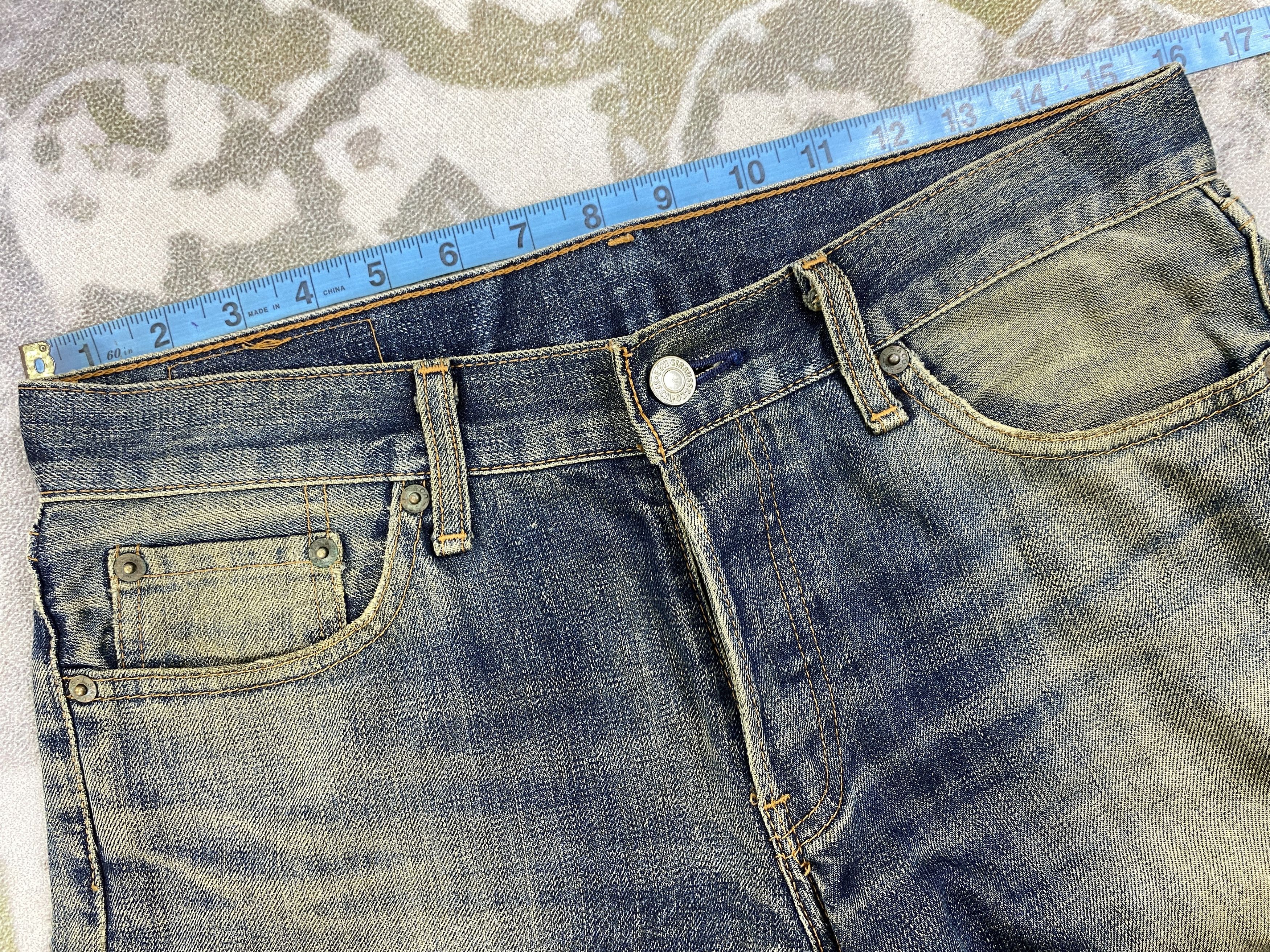 Levi's Earth Tone Vintage Levi's 522 Jeans 32x35.5 Denim -JN2036 Size US 32 / EU 48 - 5 Thumbnail