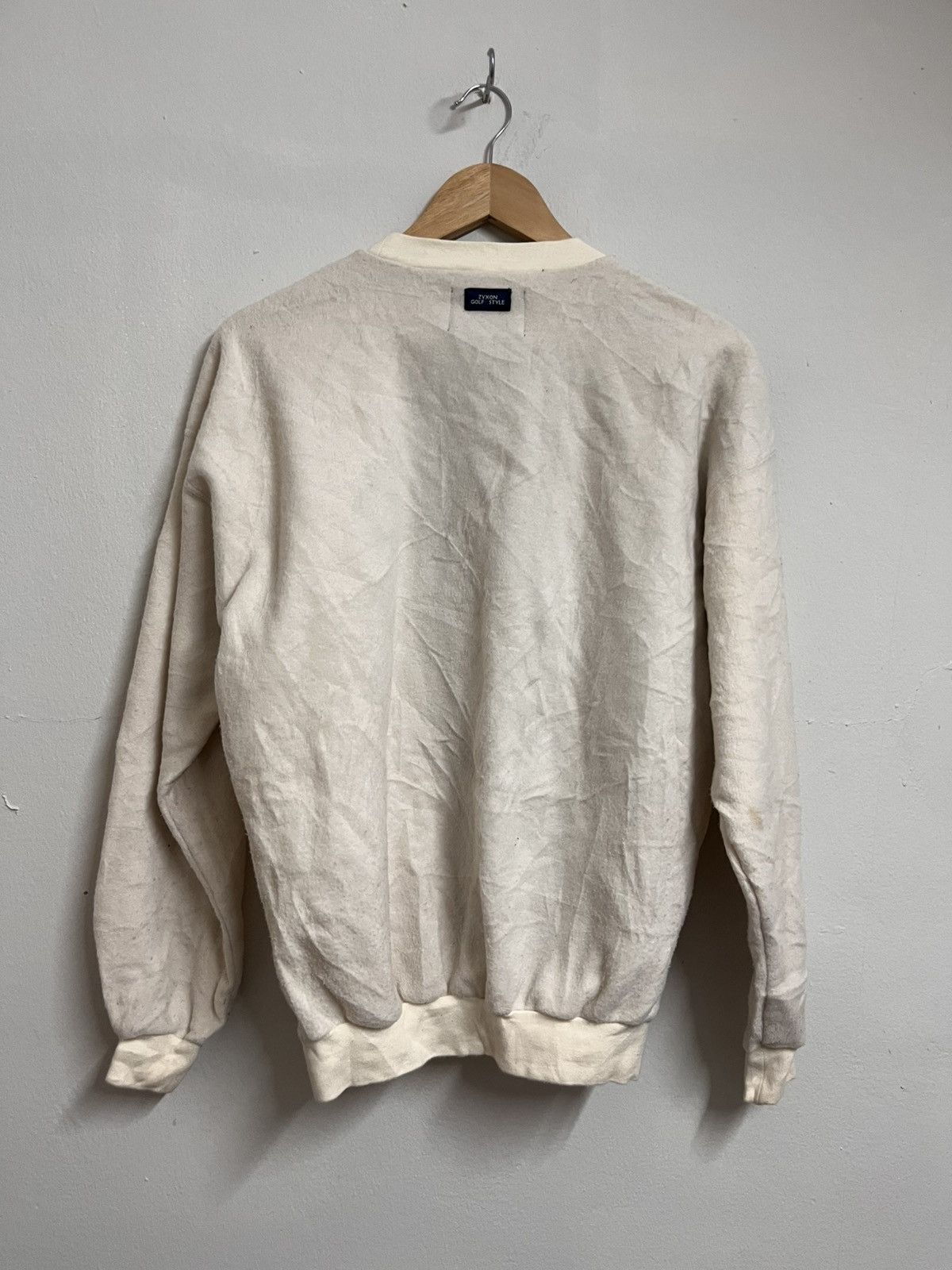 Original Penguin 💥Vintage 90s Munsingwear Zyxon Golf Fleece Size US M / EU 48-50 / 2 - 10 Thumbnail