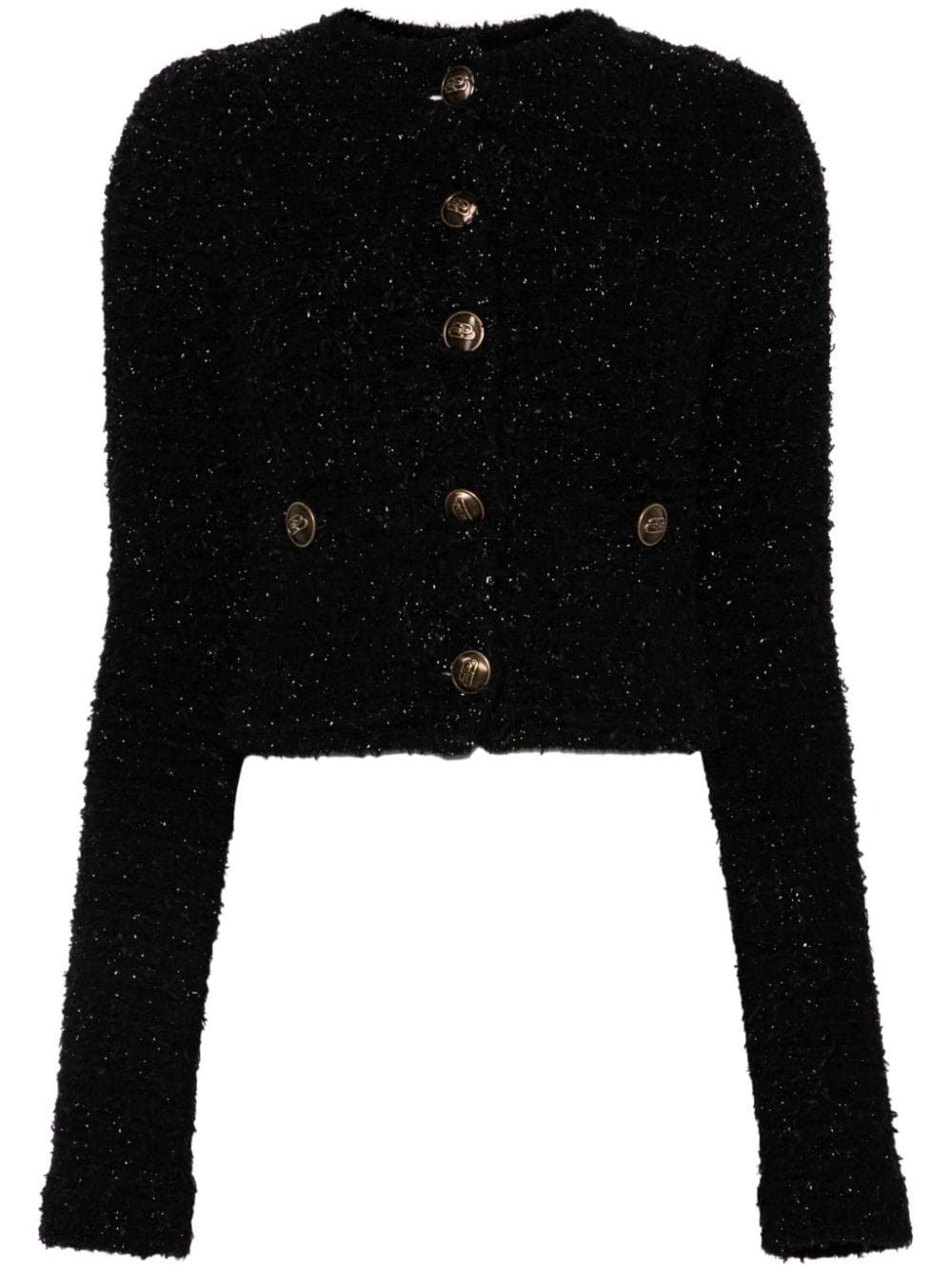 Balenciaga BOUCLÉ CROPPED JACKET Size M / US 6-8 / IT 42-44 - 1 Thumbnail