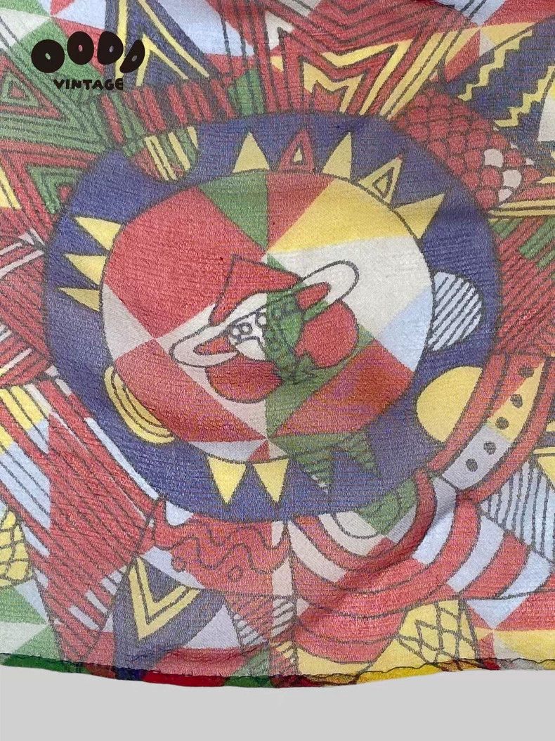 Vivienne Westwood Vivienne Westwood Queen Mother Saturn Love Silk Scarf Size ONE SIZE - 7 Thumbnail