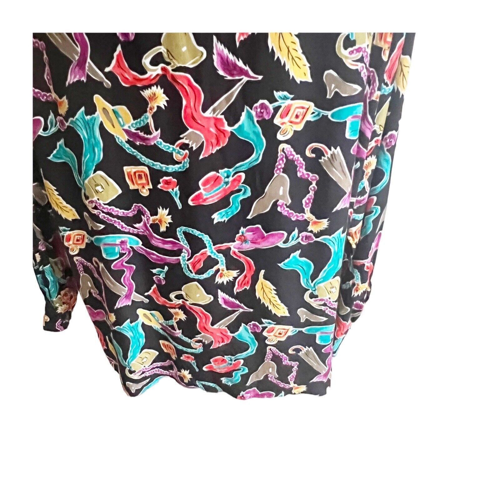 Diane von Furstenberg Diane Von Furstenburg Vintage Decor Button Down Shirt XL Size XL / US 12-14 / IT 48-50 - 9 Thumbnail
