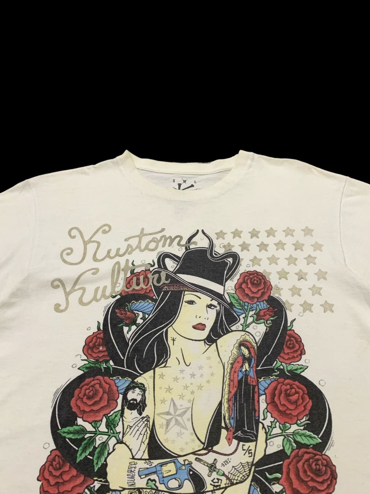 Hysteric Glamour × Japanese Brand Kustom kulture Japan Rabel Tattoo Sexy Bitch Tshirt Size US M / EU 48-50 / 2 - 6 Thumbnail