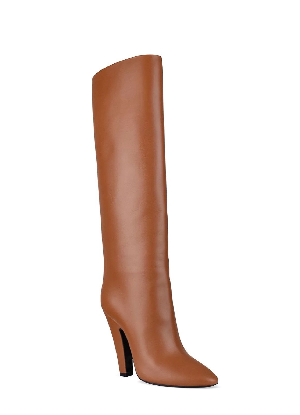 Saint Laurent Paris 68 boots in smooth leather brown Size US 7.5 / IT 37.5 - 2 Thumbnail