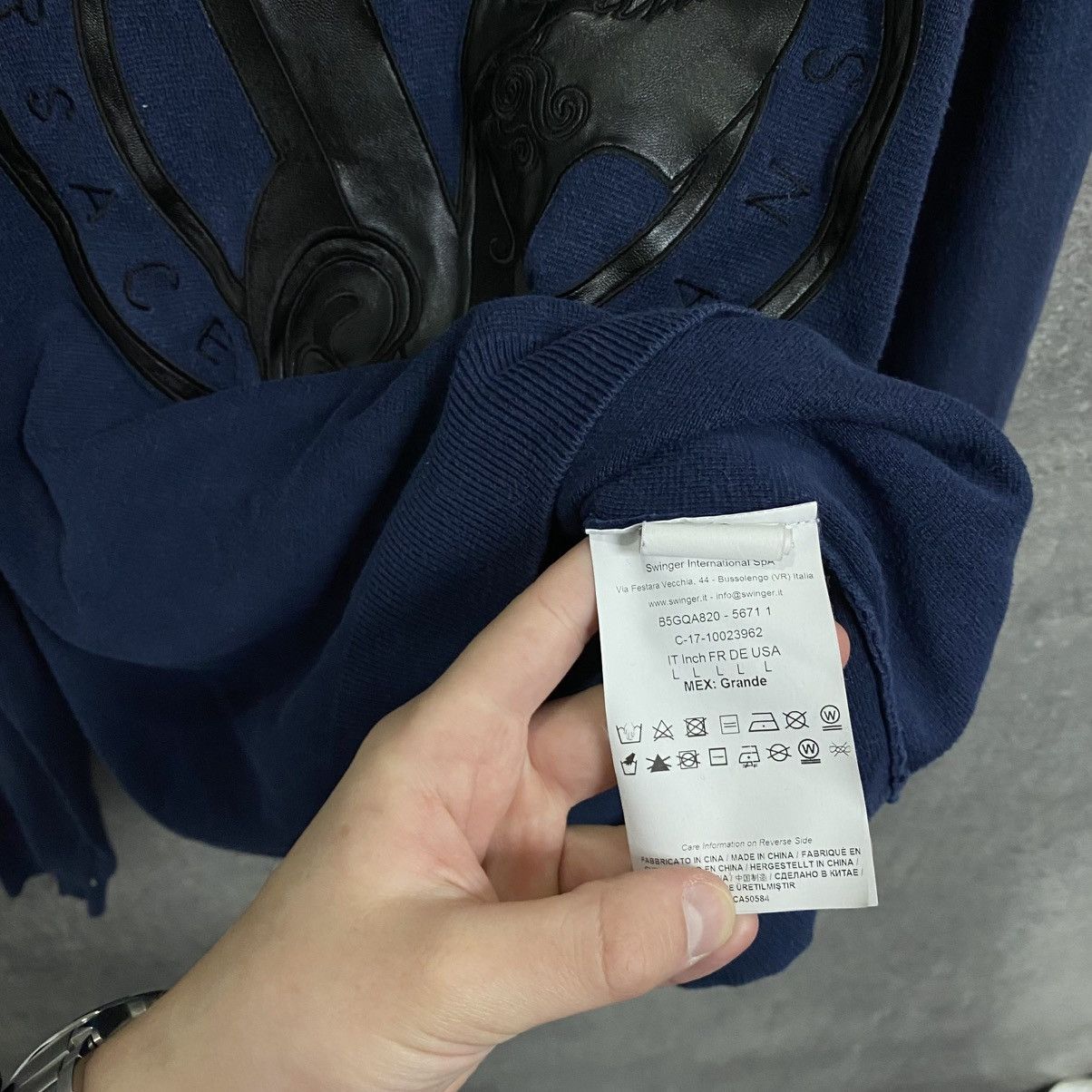 Versace Jeans Sweatshirt Big Logo