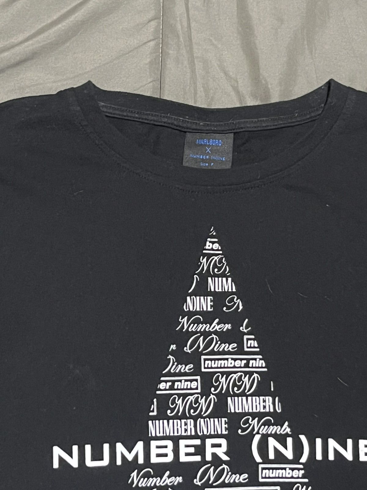 Number (N)ine Black Number (N)ine Marlboro Tee Size US M / EU 48-50 / 2 - 3 Thumbnail