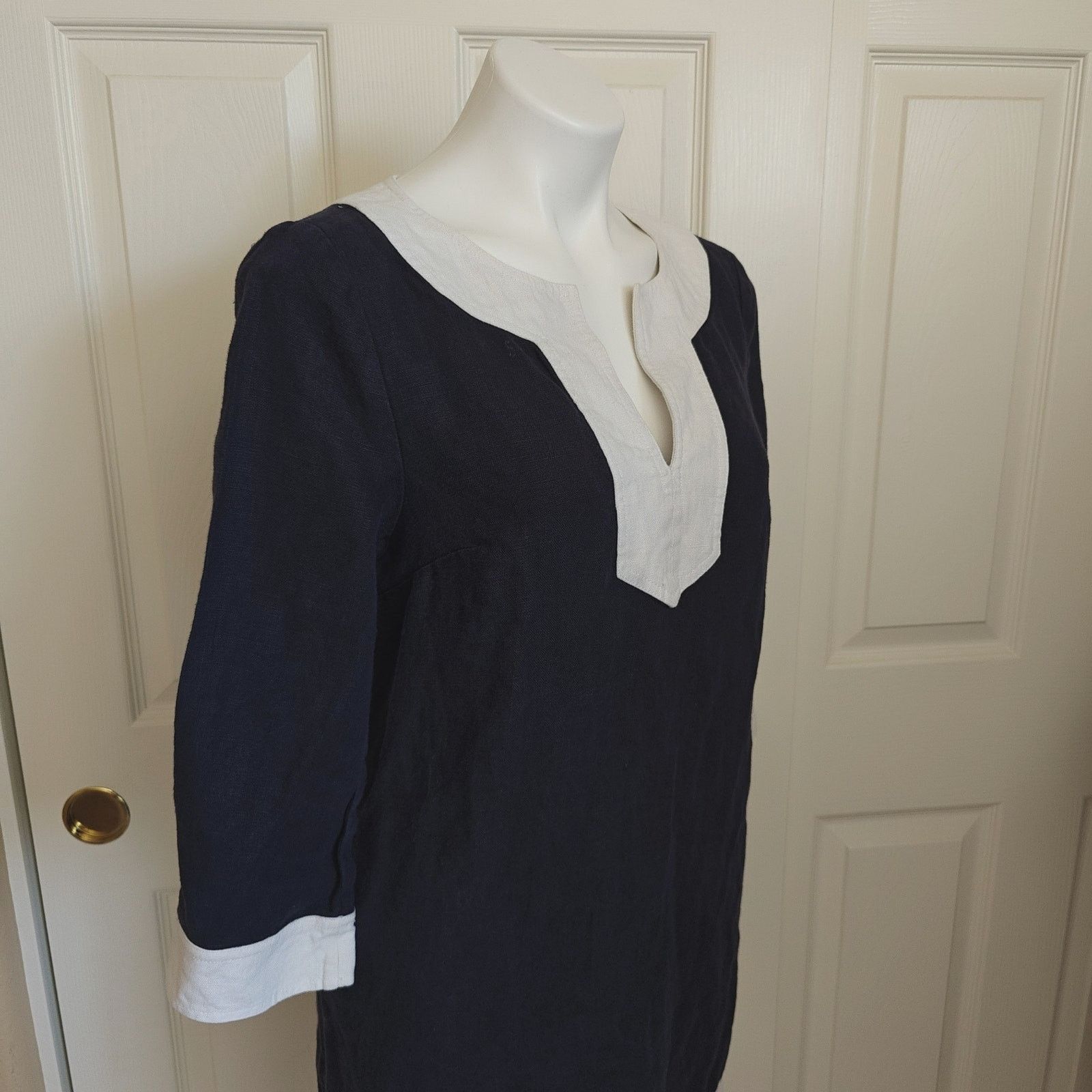 Michael Kors Michael Kors 3/4 sleeve linen shift dress sz M Size M / US 6-8 / IT 42-44 - 4 Thumbnail
