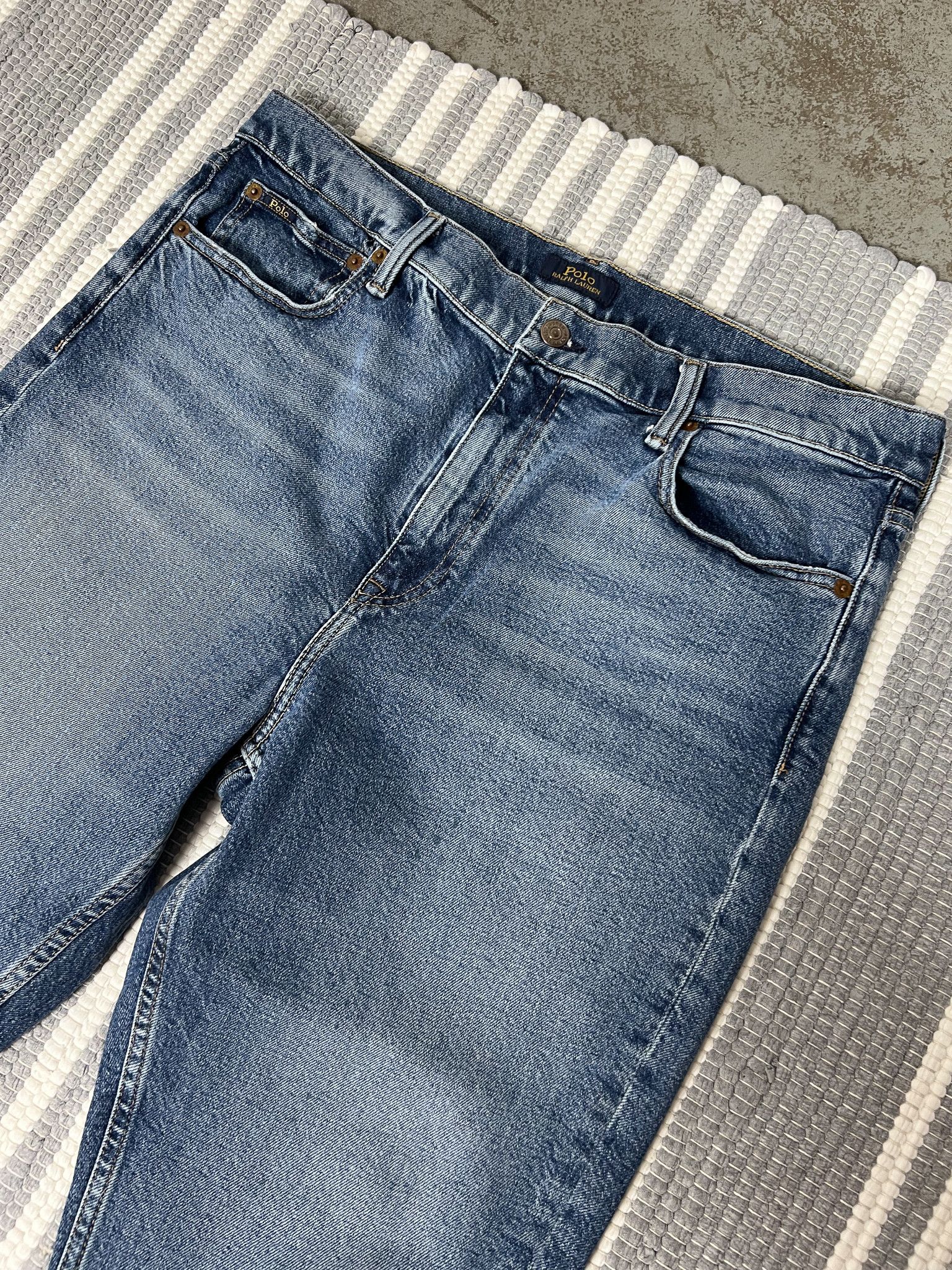 Polo Ralph Lauren Polo Ralph Lauren Skinny Blue Denim Jeans Size US 32 / EU 48 - 3 Thumbnail