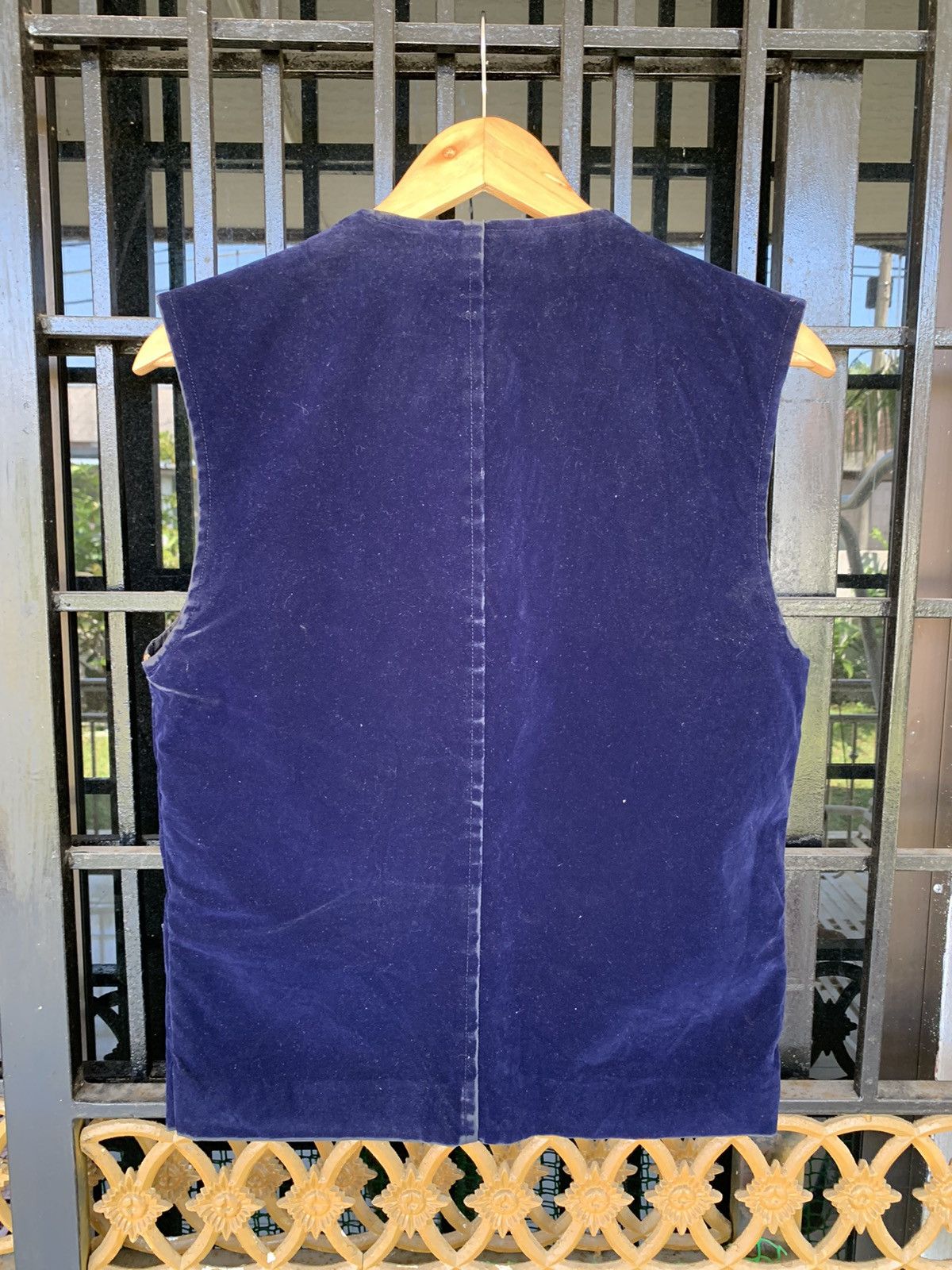 Comme des Garcons Homme Plus Vintage 90's Comme Des Garcon's Homme Plus Velvet Vests Size US M / EU 48-50 / 2 - 2 Thumbnail