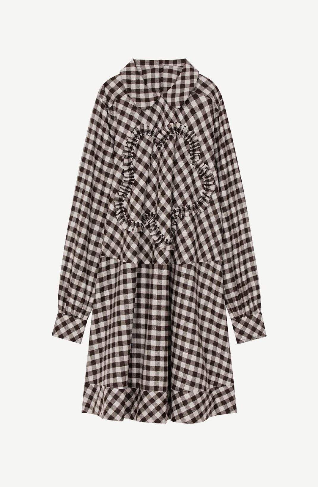 Kenzo o1y1025 Mini Dress in Gray/Black Size XS / US 0-2 / IT 36-38 - 1 Thumbnail
