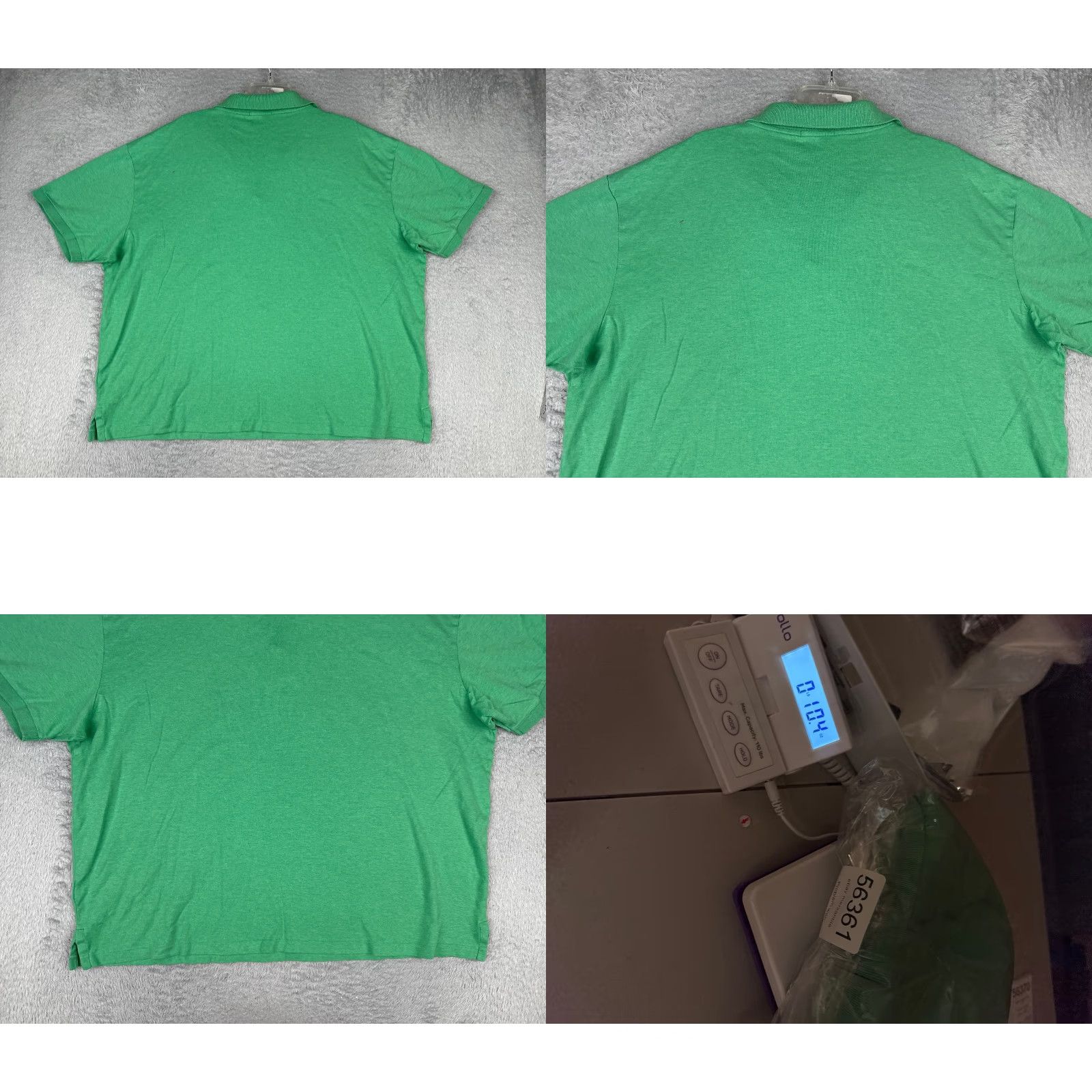 Polo Ralph Lauren Polo Ralph Lauren Shirt Adult 2XB Green 100% Cotton Short Sleeve Size US XXL / EU 58 / 5 - 9 Thumbnail
