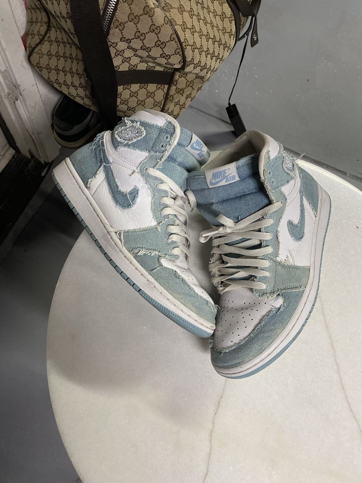 Jordan Brand Jordan 1 Retro High OG Denim Sneakers Size 10 Size US 10 / EU 43 - 13 Thumbnail