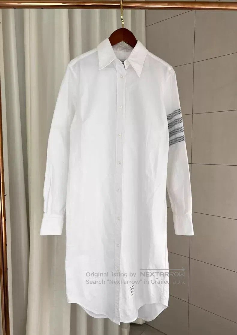Thom Browne Thom Browne White shirt dress Size XS / US 0-2 / IT 36-38 - 1 Thumbnail