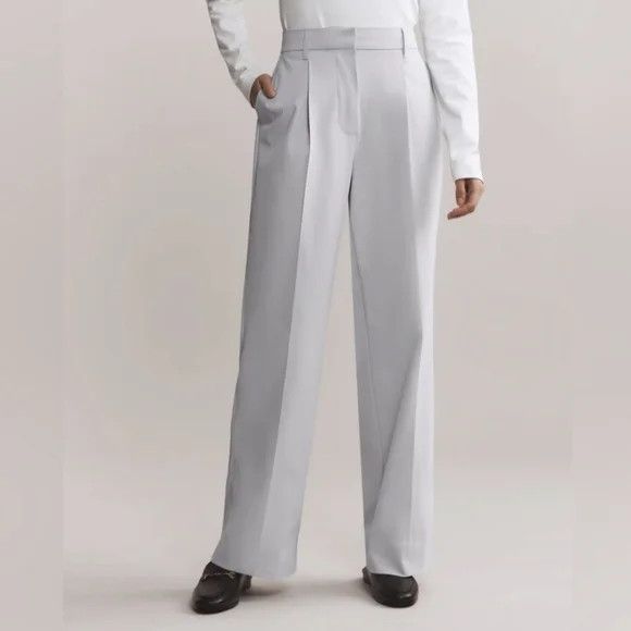 Other Rhone Grey Mist Commuter Pleated Trouser Classic Preppy Size 30" / US 8 / IT 44 - 1 Thumbnail