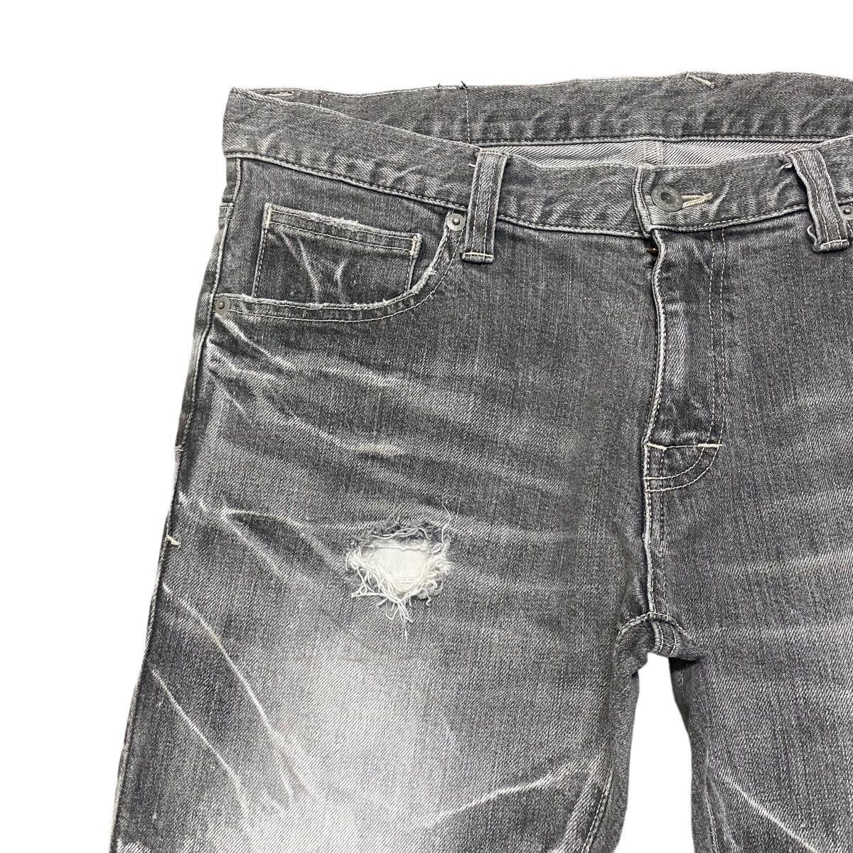 Tornado Mart Tornado Mart Bullet Hole Denim Flare Jeans Size US 33 - 4 Thumbnail