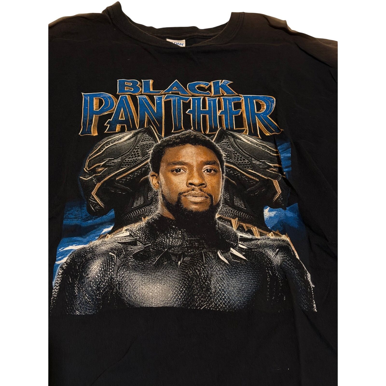 Vintage Black Panther *promo* tee medium with sun faded Size US M / EU 48-50 / 2 - 2 Thumbnail