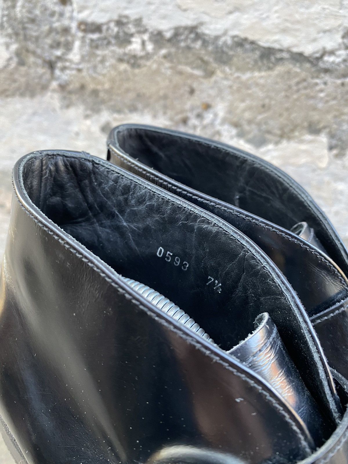 Prada × Vintage Prada leather Strap Half boots size uk7.5 Size US 7.5 / EU 40-41 - 7 Thumbnail