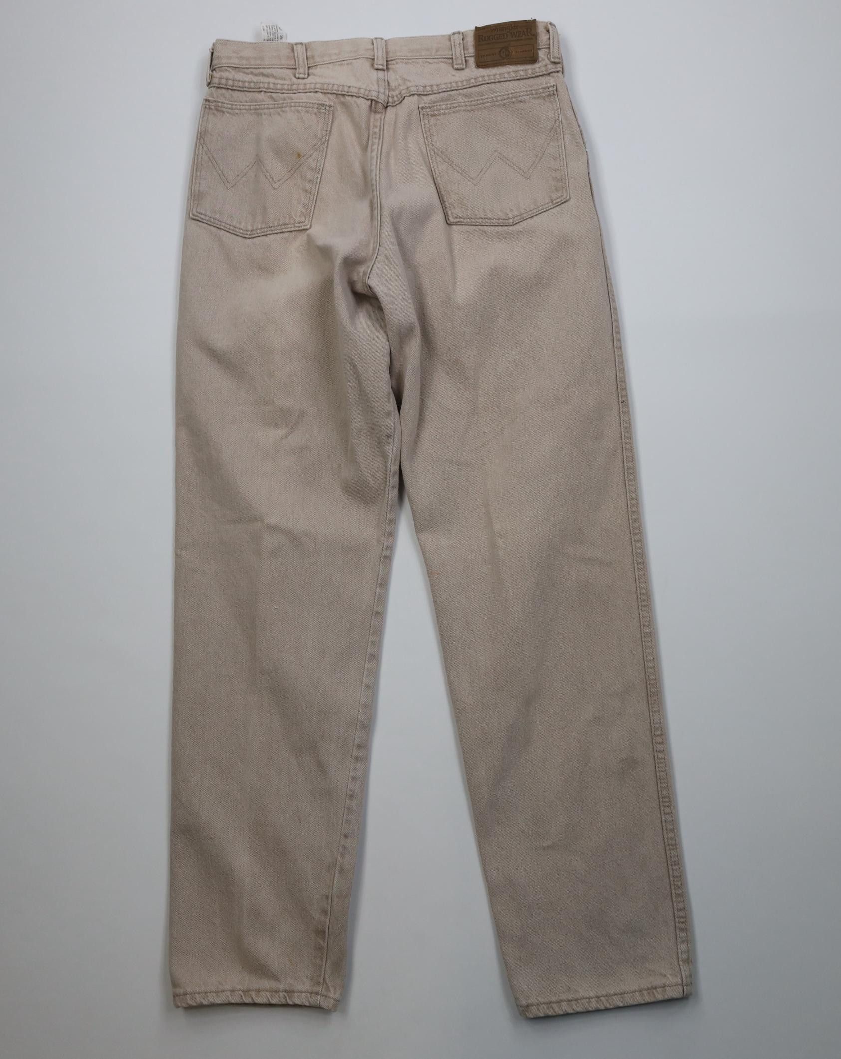 Wrangler Vintage 90s Wrangler Straight Leg Denim Jeans Beige USA Size US 32 / EU 48 - 11 Thumbnail