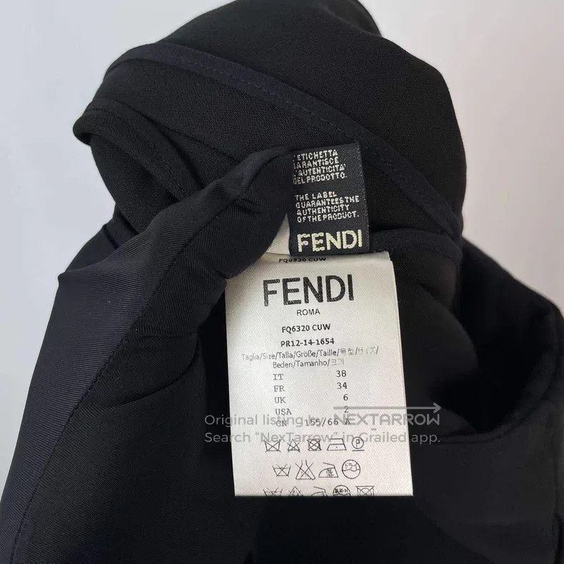 Fendi Fendi Black Skirt Size 25" / US 0 / IT 36 - 7 Thumbnail