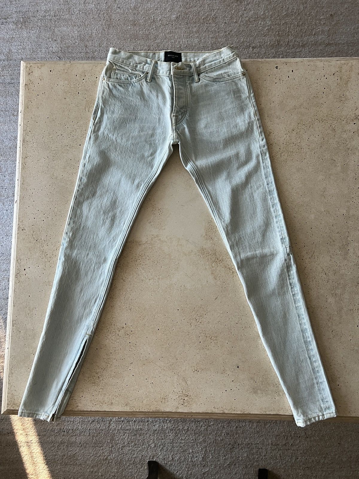 image of Fear Of God 4Th Collection Blue Selvedge Denim Jeans, Men's (Size 31)