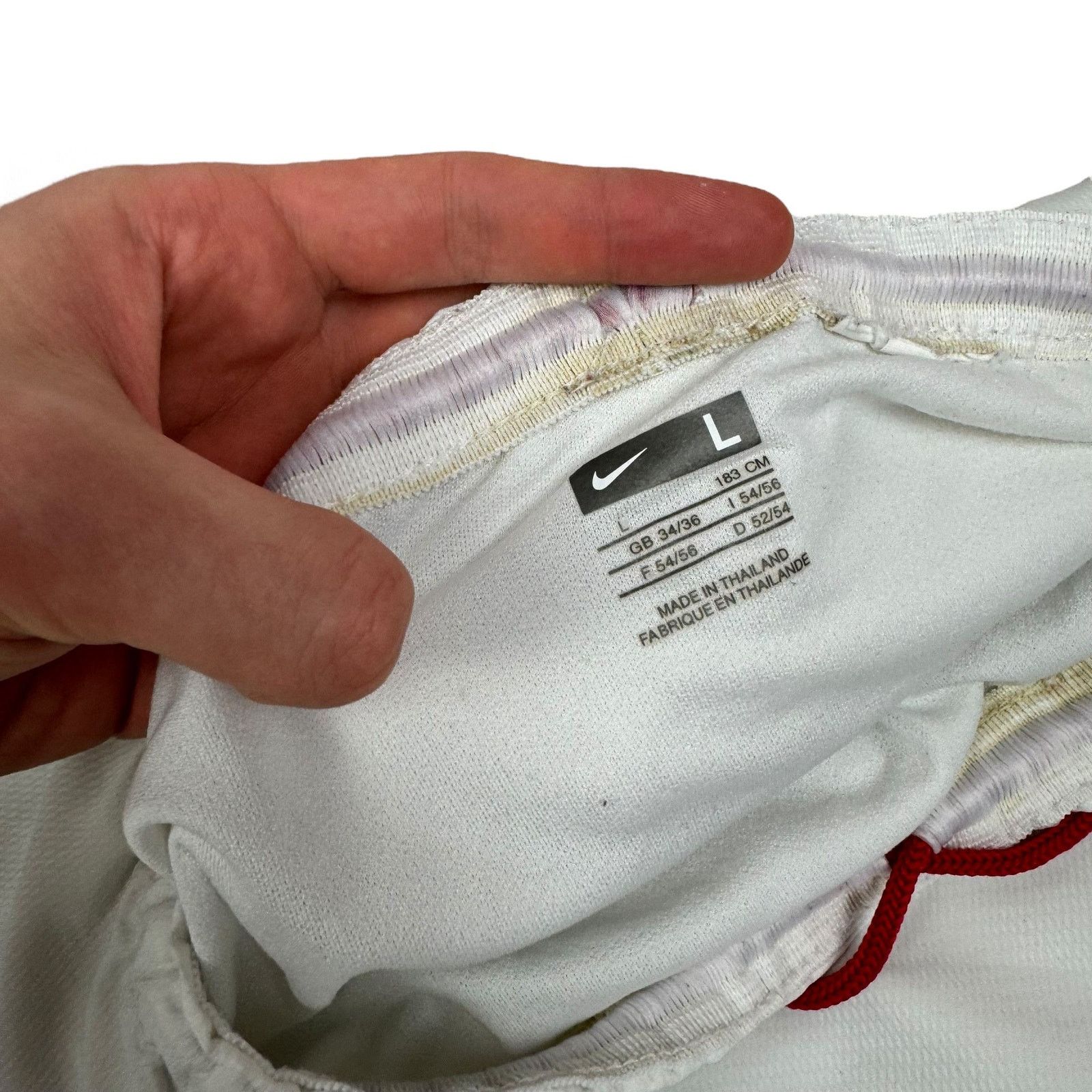 Nike Nike Men's White Solo Swoosh Arsenal F.C. Football Shorts L Size US 34 / EU 50 - 2 Thumbnail