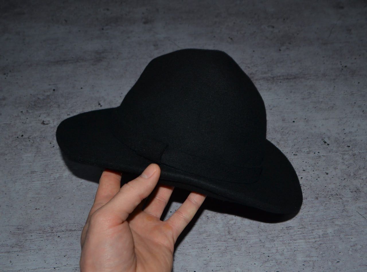 Allsaints AllSaints Black Bronson Fedora Hat Size ONE SIZE - 5 Thumbnail