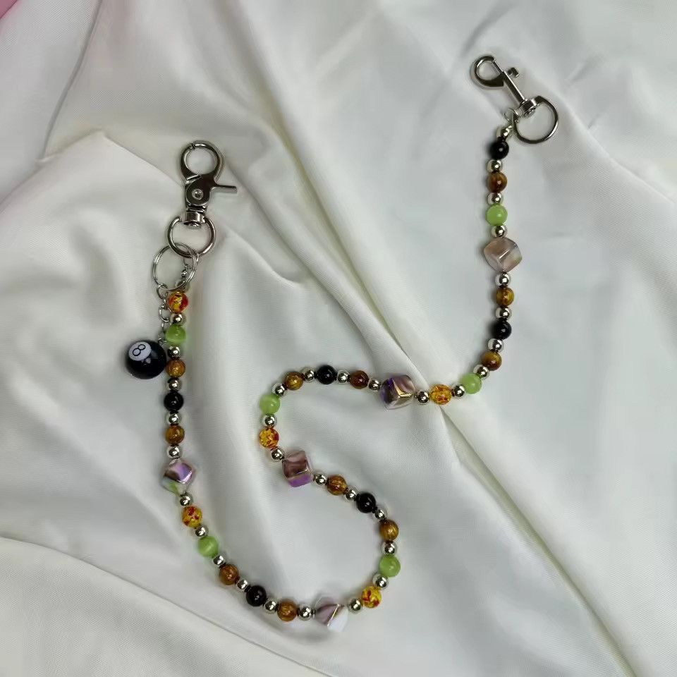Jewelry Colorful Stone Pant Chain Size ONE SIZE - 2 Thumbnail