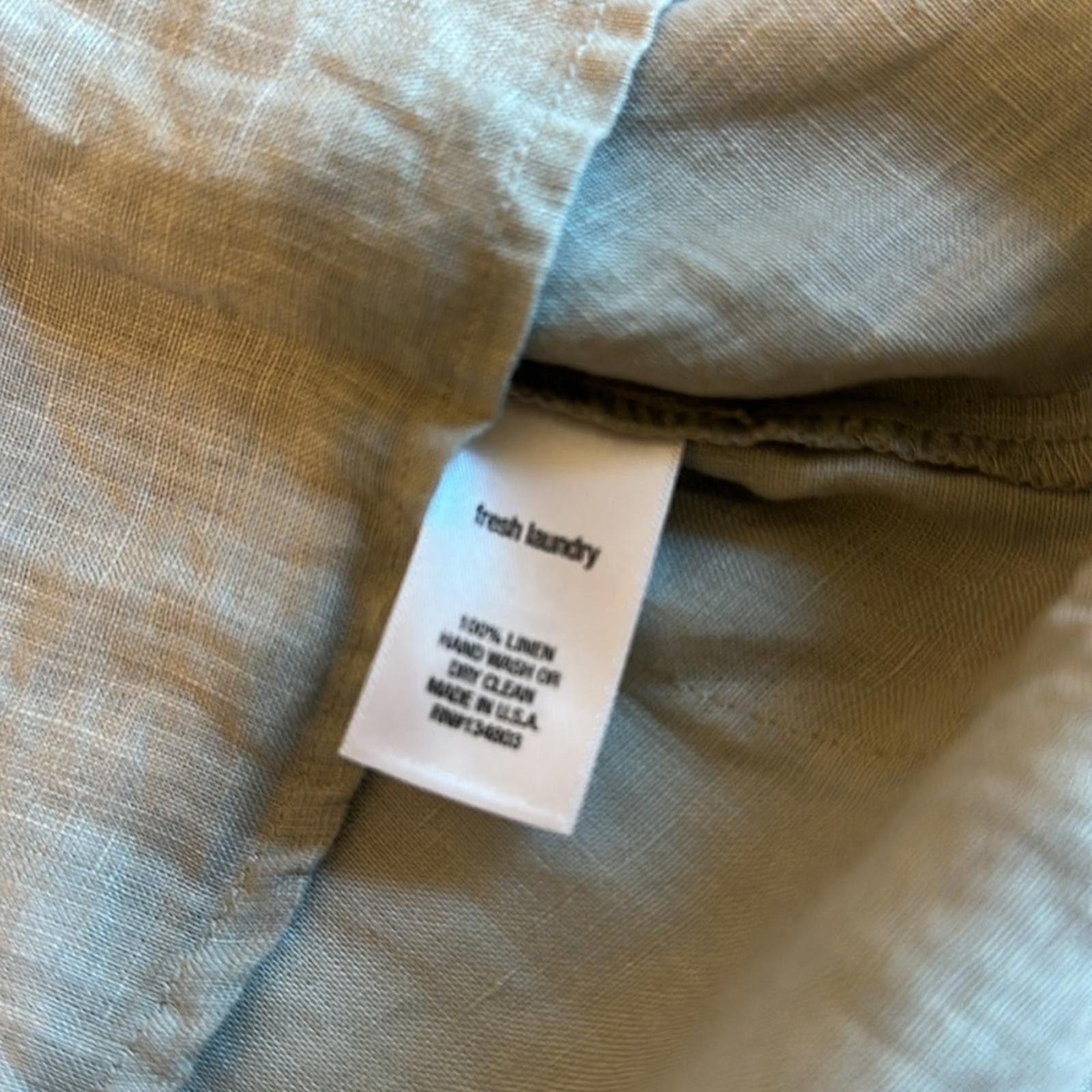 Other Fresh Laundry Linen Tunic Dress Pockets Long sleeve Gray Size M / US 6-8 / IT 42-44 - 5 Thumbnail