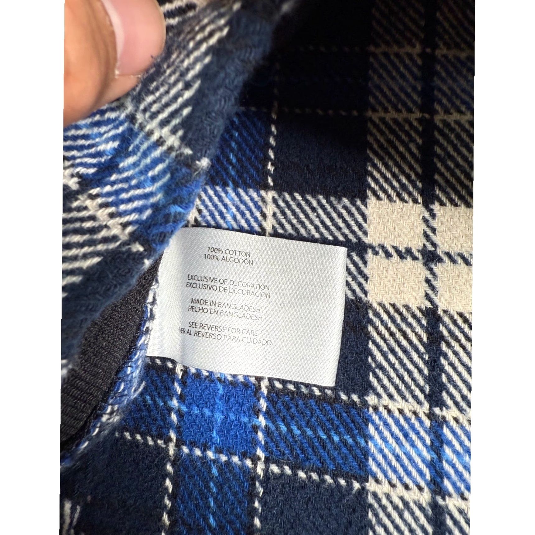Orvis Orvis Classic Collection Shirt Mens 3XL Blue Flannel Plaid Long Sleeve Size US XXL / EU 58 / 5 - 7 Thumbnail