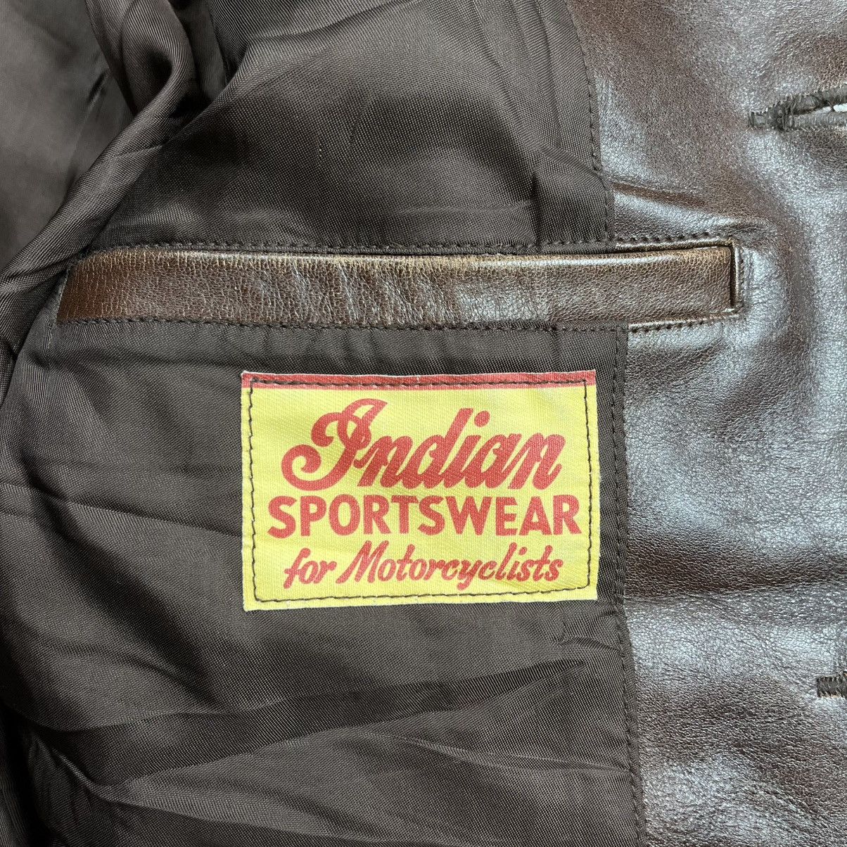 Indian Motorcycle Indian toyo enterprise pony hair horsehide leather jacket Size US M / EU 48-50 / 2 - 14 Thumbnail