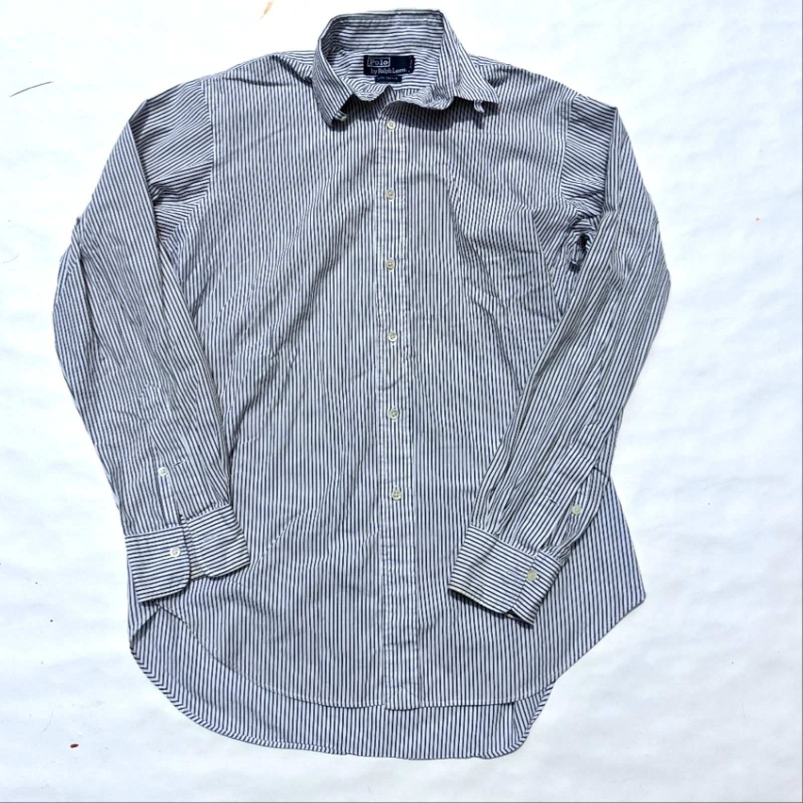 Polo Ralph Lauren Polo Ralph Lauren Men's Striped Button Front Shirt 34 Size US XXS / EU 40 - 1 Thumbnail