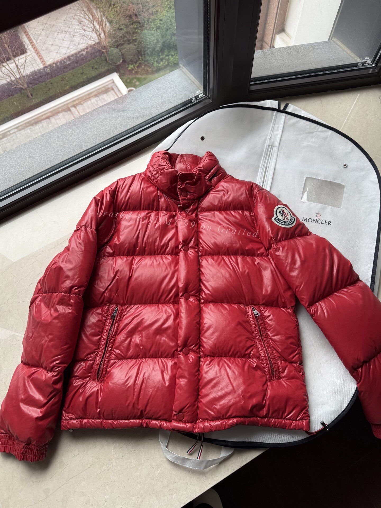 Moncler Moncler Berriat biker puffer jacket | Grailed