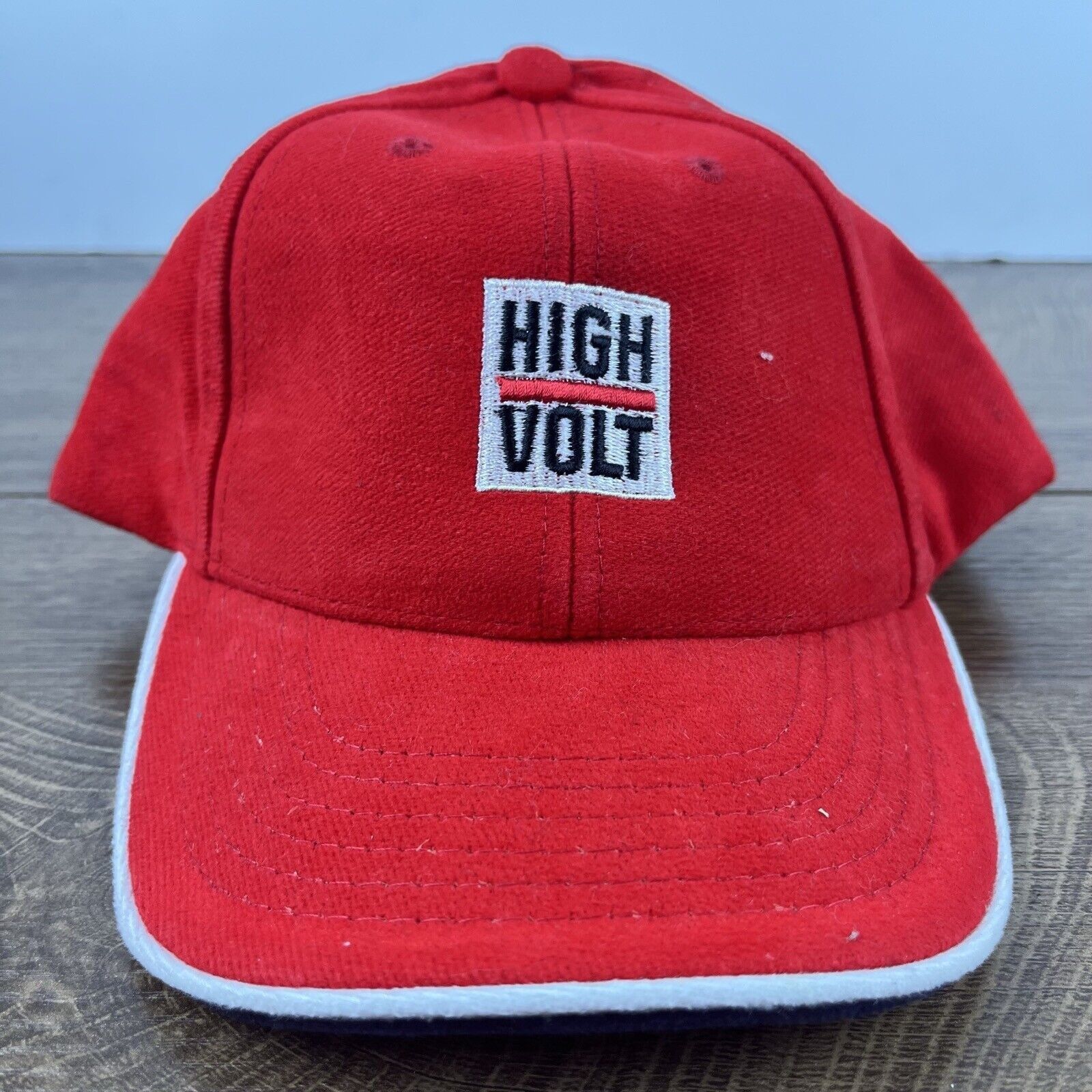 Other High Volt Hat Red Cap Adjustable Hat Red Adult Fit Hat Size ONE SIZE - 1 Thumbnail