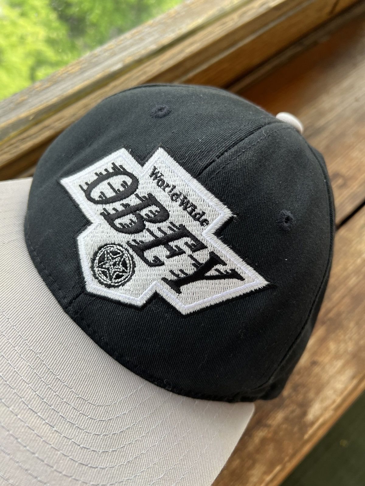 Vintage Vintage Obey Snapback Cap Big Logo Baseball Size ONE SIZE - 5 Thumbnail
